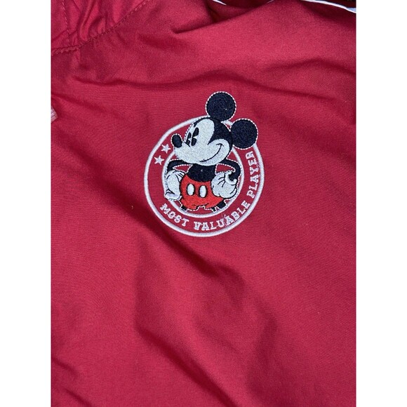 Vintage Disney Mickey Mouse Sports Jacket- Kids Large Red - Picture 3 of 7